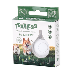 Load image into Gallery viewer, M-PETS Fearless Ultrasonic Tick Repeller White

