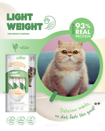 Load image into Gallery viewer, M-PETS Creamy with Functions - Cat treat - Light weight - Codfish &amp; Chicken 4x15g (60g)
