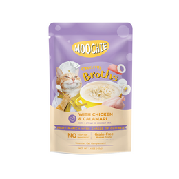 Load image into Gallery viewer, Moochie Creamy Broth With Chicken &amp; Calamari Pouch Cat Wet Food

