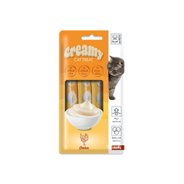 Load image into Gallery viewer, M-PETS Creamy Treats for Cats - Chicken 4x15g (60g)
