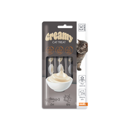 Load image into Gallery viewer, M-PETS Creamy Treats for Cats - Cod &amp; Beef 4x15g (60g)
