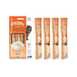 Load image into Gallery viewer, M-PETS Creamy Treats for Cats - Crab 4x15g (60g)
