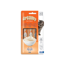Load image into Gallery viewer, M-PETS Creamy Treats for Cats - Crab 4x15g (60g)
