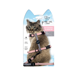 Load image into Gallery viewer, M-PETS Gentle Cat Harness &amp; Leash Set Blush Pink
