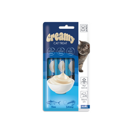 Load image into Gallery viewer, M-PETS Creamy Treats for Cats - Tuna &amp; Shrimp 4x15g (60g)
