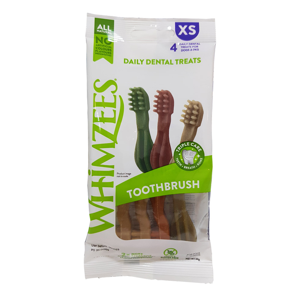 Whimzees Toothbrush XS Mix Dog Treat