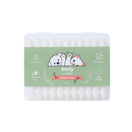 Load image into Gallery viewer, M-PETS Daily Pet Cotton Buds 10.8x8.7x4cm  55 pcs
