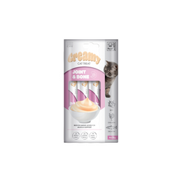 Load image into Gallery viewer, M-PETS Creamy with Functions - Cat treat - Joint &amp; Bone - Beef &amp; Chicken &amp; Salmon 4x15g (60g)
