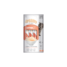 Load image into Gallery viewer, M-PETS Creamy with Functions - Cat treat - Kitten - Tuna &amp; Chicken 4x15g (60g)
