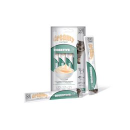 Load image into Gallery viewer, M-PETS Creamy with Functions - Cat treat - Digestive - Lamb &amp; Tuna &amp; Salmon 4x15g (60g)
