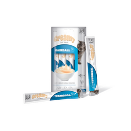 Load image into Gallery viewer, M-PETS Creamy with Functions - Cat treat - Hairball - Tuna &amp; Chicken 4x15g (60g)
