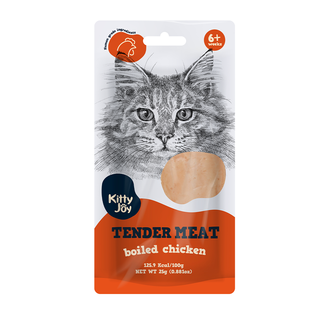 Kitty Joy Tender Meat Boiled Chicken Cat Treats
