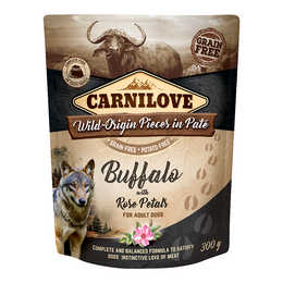Load image into Gallery viewer, Carnilove Buffalo with Rose Blossom for Adult Dogs (Wet Food Pouches)
