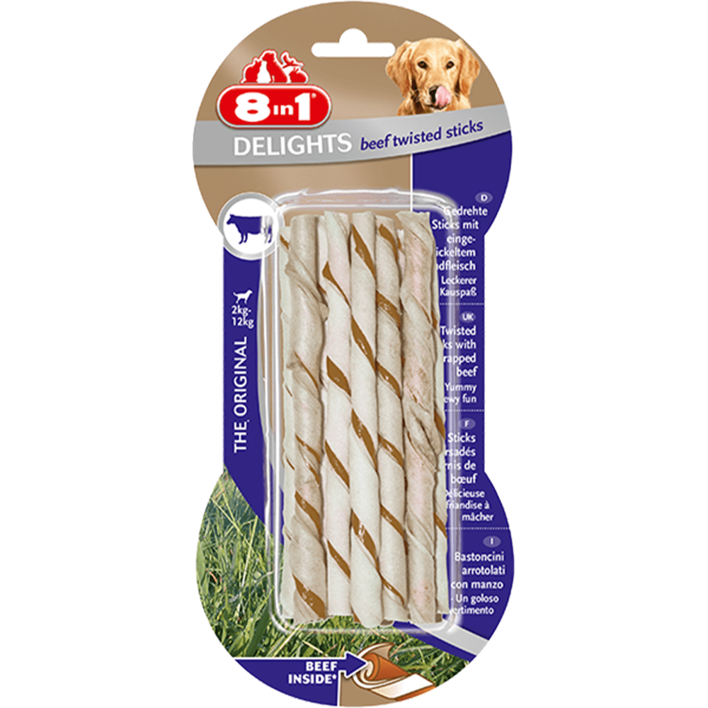 8 in 1 delights hotsell dog chews