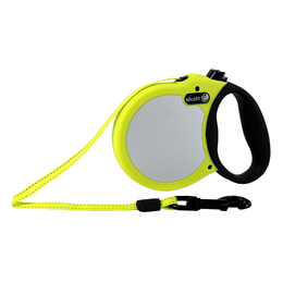 Load image into Gallery viewer, Alcott Visibility Retractable Dog Leash, 5m - Neon Yellow
