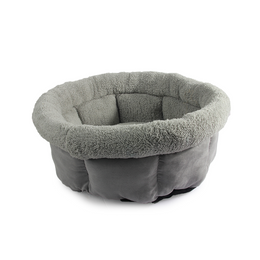 Load image into Gallery viewer, All For Paws Cuddle Pet Bed - Grey
