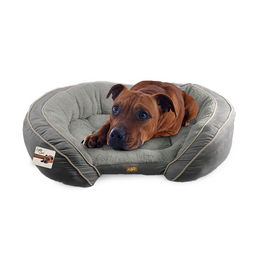 Load image into Gallery viewer, All For Paws Luxury Lounge Bed - Grey
