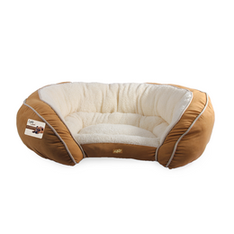 Load image into Gallery viewer, All For Paws Luxury Lounge Bed - Tan
