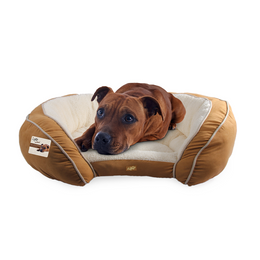 Load image into Gallery viewer, All For Paws Luxury Lounge Bed - Tan
