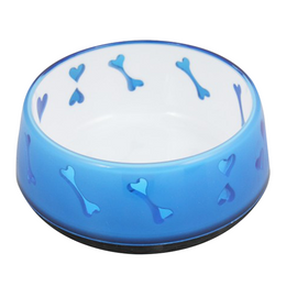 Load image into Gallery viewer, All For Paws Dog Love Food &amp; Water Bowl - Blue
