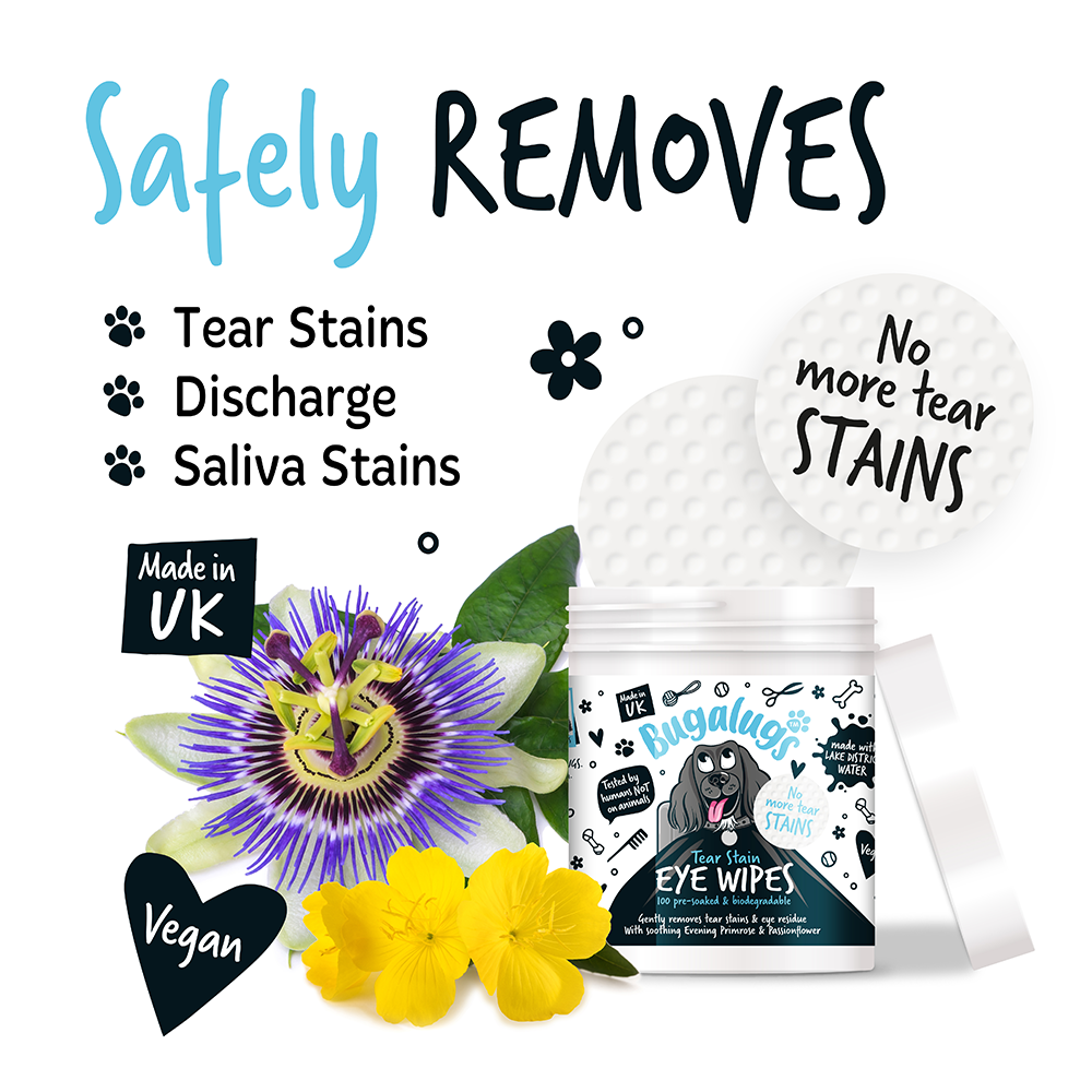 Bugalugs Tear Stain Eye Wipes