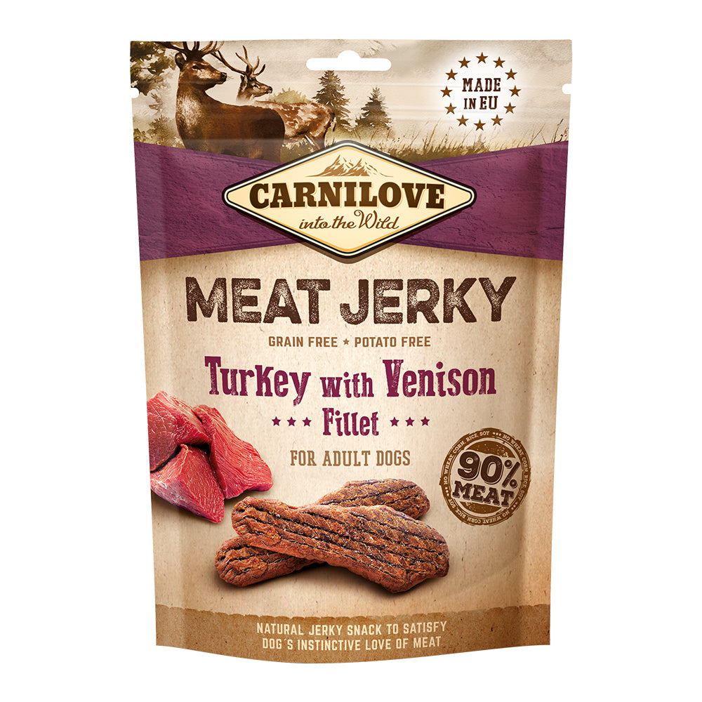 Carnilove Jerky Snack Turkey with Venison Fillet