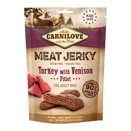 Load image into Gallery viewer, Carnilove Jerky Snack Turkey with Venison Fillet
