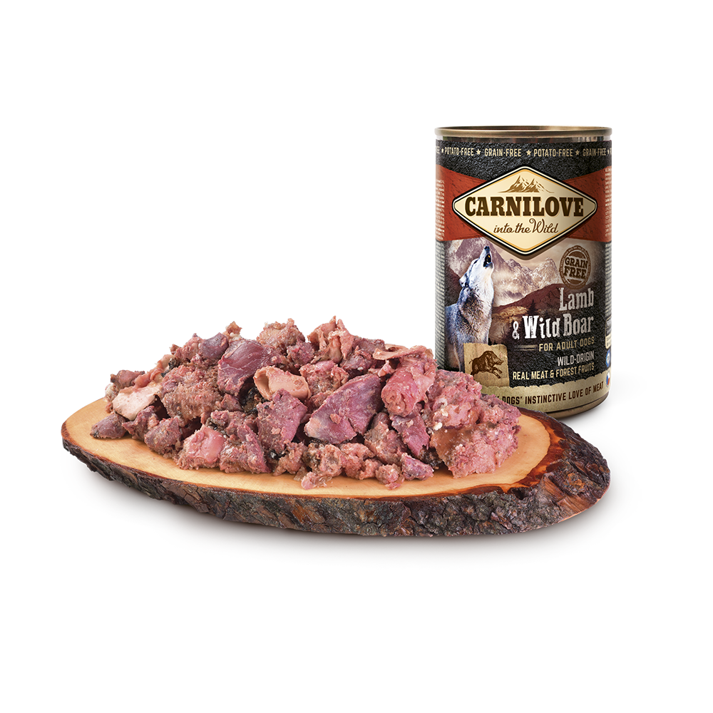 Carnilove Lamb & Wild Boar for Adult Dogs (Wet Food Cans)