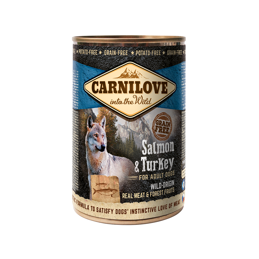 Carnilove Salmon & Turkey for Adult Dogs (Wet Food Cans)