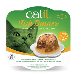 Load image into Gallery viewer, Cat It Fish Dinner, Tilapia &amp; Potato Cat Wet Food

