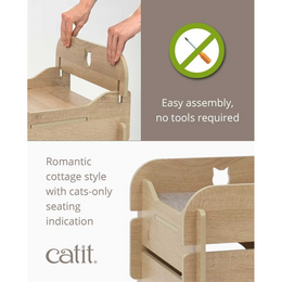 Load image into Gallery viewer, Cat It Premium Cottage Cat Furniture - Oak
