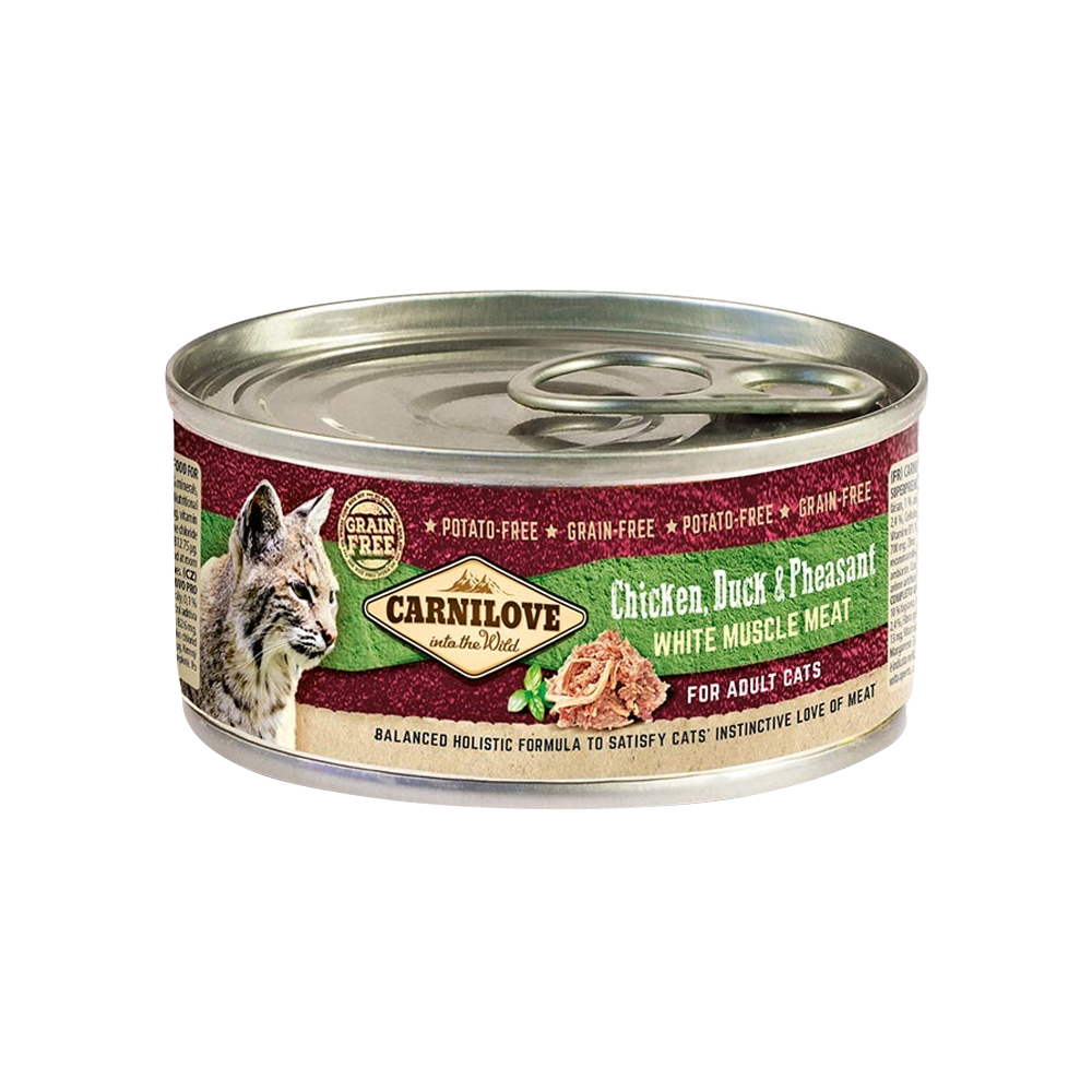 Carnilove Chicken, Duck & Pheasant for Adult Cats (Wet Food Cans)