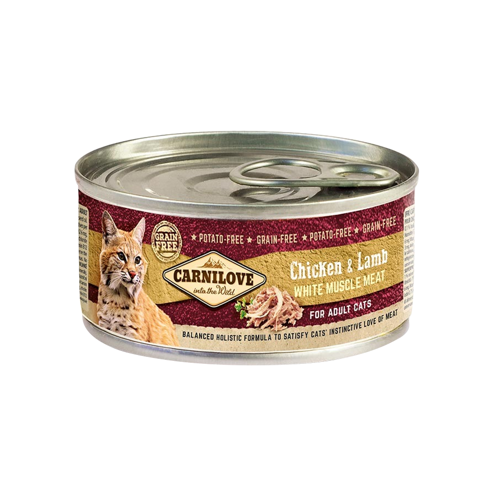 Carnilove Chicken & Lamb for Adult Cats (Wet Food Cans)