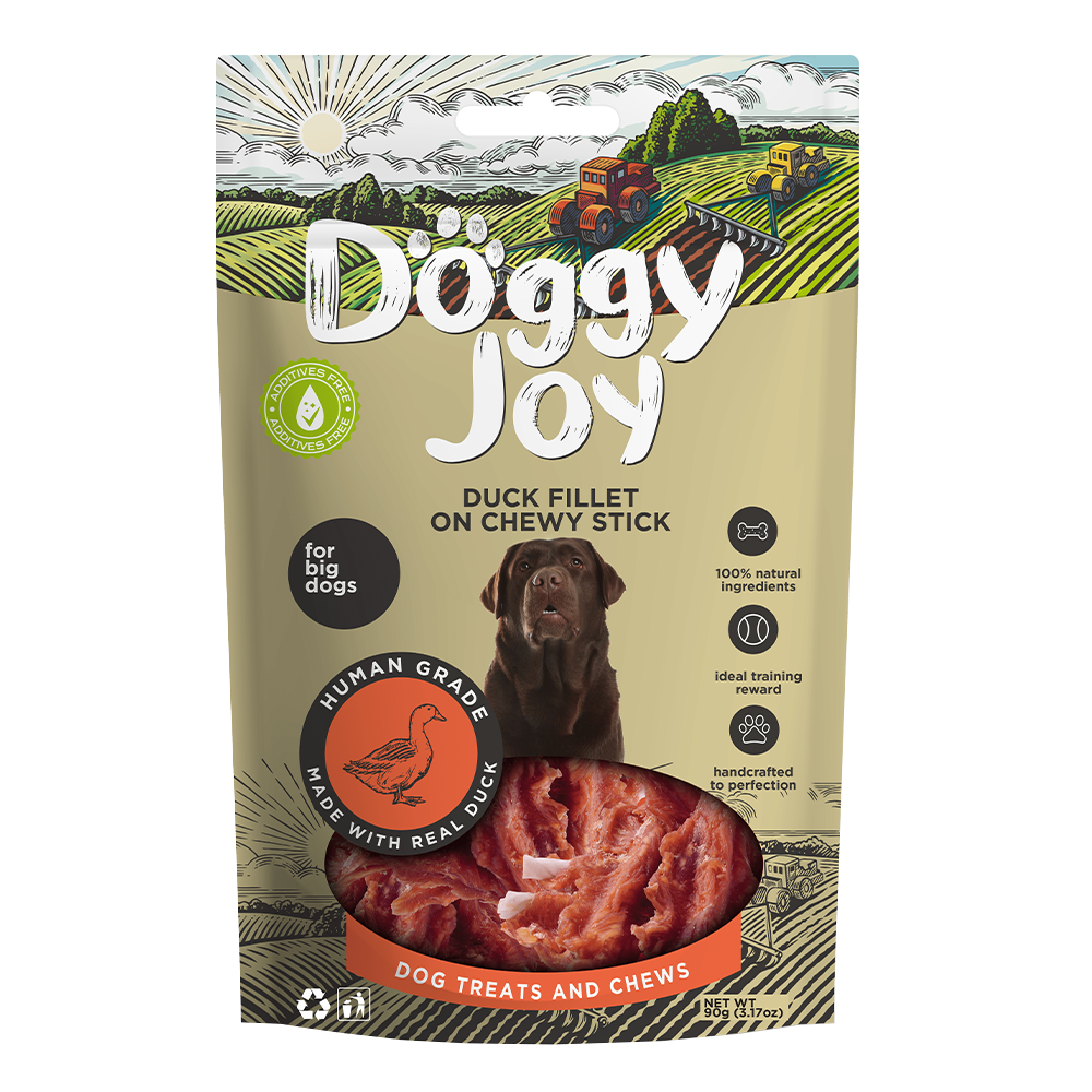 Doggy Joy Duck Fillet on Chewy Stick Dog Treats
