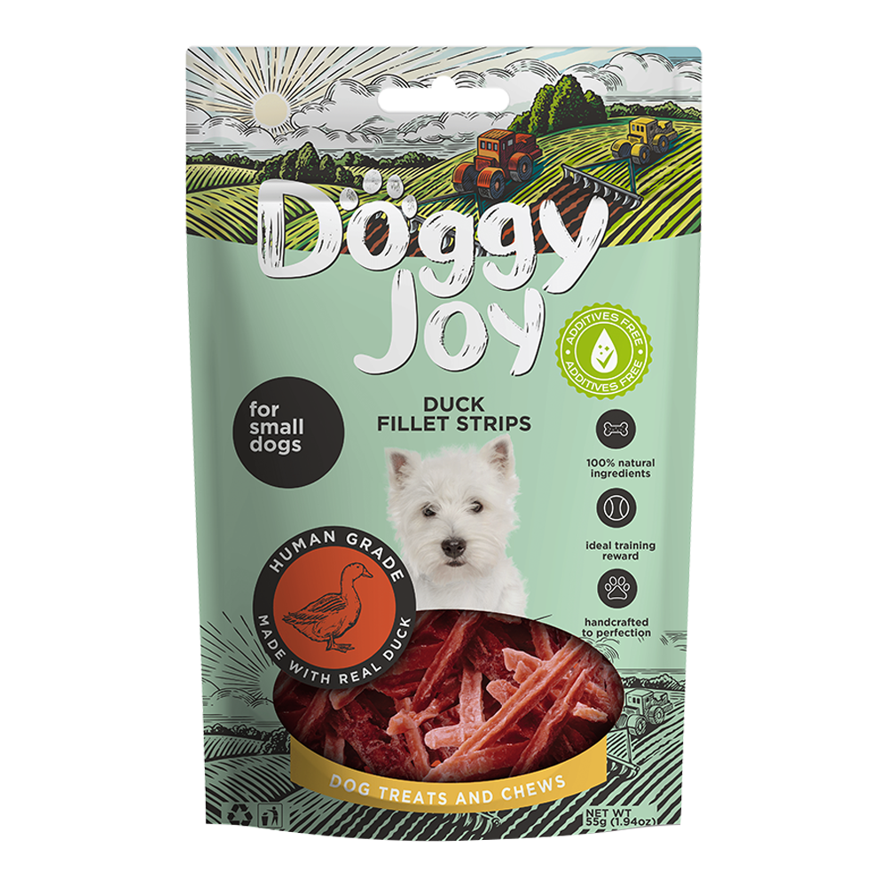 Doggy Joy Duck Fillet Strips Dog Treats