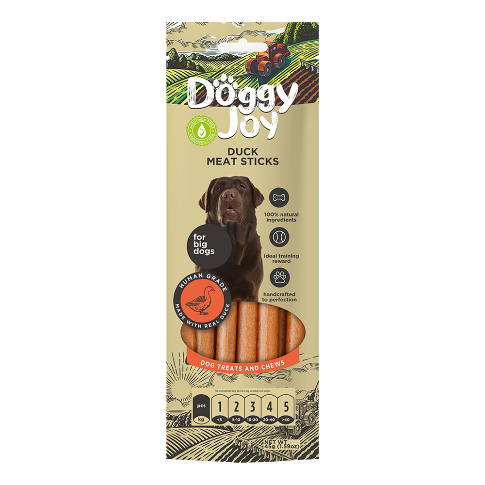 Doggy Joy Duck Meat Sticks Dog Treats