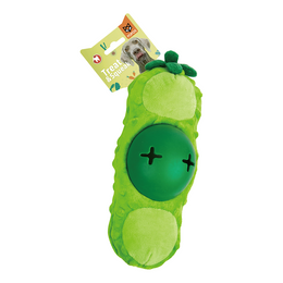 Load image into Gallery viewer, FOFOS Cute Green Bean Treat Dispensing Dog Toy

