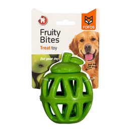 Load image into Gallery viewer, FOFOS Fruity Bites Apple Treat Dispensing Dog Toy
