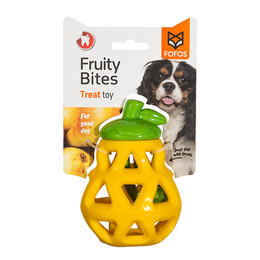 Load image into Gallery viewer, FOFOS Fruity Bites Pear Treat Dispensing Dog Toy
