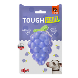 Load image into Gallery viewer, FOFOS Tough Fruit Squeaky Crazy Grape Dog Toy
