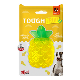 Load image into Gallery viewer, FOFOS Tough Fruit Squeaky Jelly Pineapple Dog Toy
