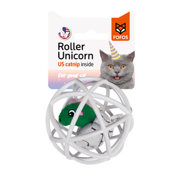 Load image into Gallery viewer, FOFOS Roller Dinosaur with Catnip Cat Toy
