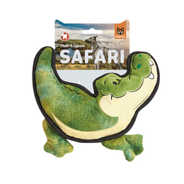 Load image into Gallery viewer, FOFOS Safari Line Crocodile Dog Toy
