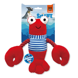 Load image into Gallery viewer, FOFOS Sealife Lobster Dog Toy
