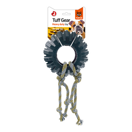 Load image into Gallery viewer, FOFOS Tuff Gear Tyre Large Rope Dog Toy
