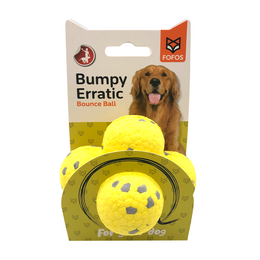 Load image into Gallery viewer, FOFOS Ultra-Durable Dog Ball Yellow
