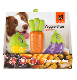 Load image into Gallery viewer, FOFOS Veggi Chew Toy Set
