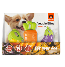 Load image into Gallery viewer, FOFOS Veggi Chew Toy Set
