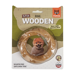Load image into Gallery viewer, FOFOS Woodplay Ring Dog Toy
