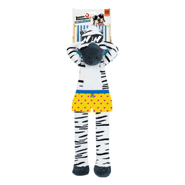 Load image into Gallery viewer, FOFOS Zebra Jumbo Skinnez Dog Toy
